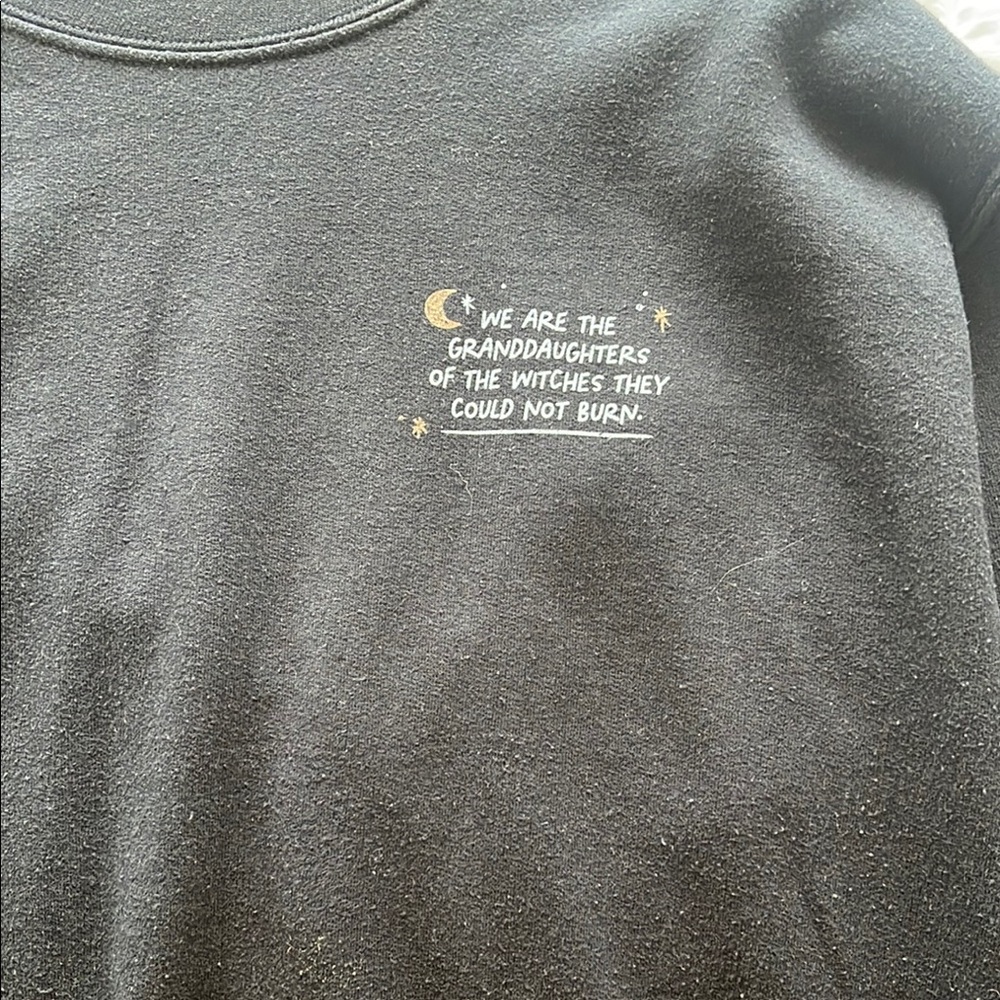 Carhartt Black Sweatshirt with Graphic Detail